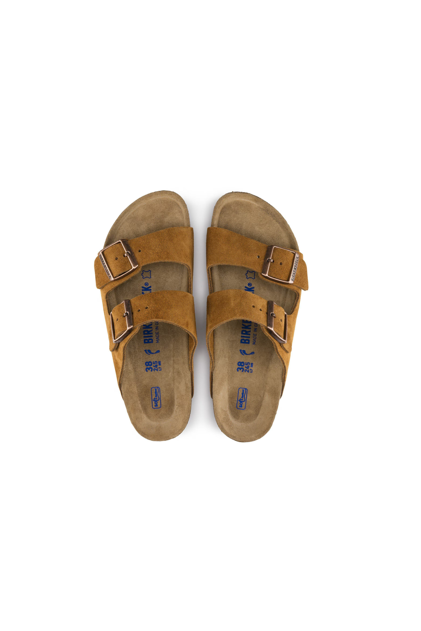 Birkenstock Arizona Soft Footbed Suede Leather | Mink | Regular