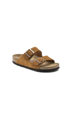 Birkenstock Arizona Soft Footbed Suede Leather | Mink | Regular