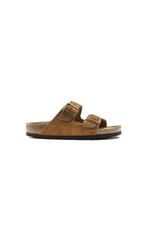Birkenstock Arizona Soft Footbed Suede Leather | Mink | Regular