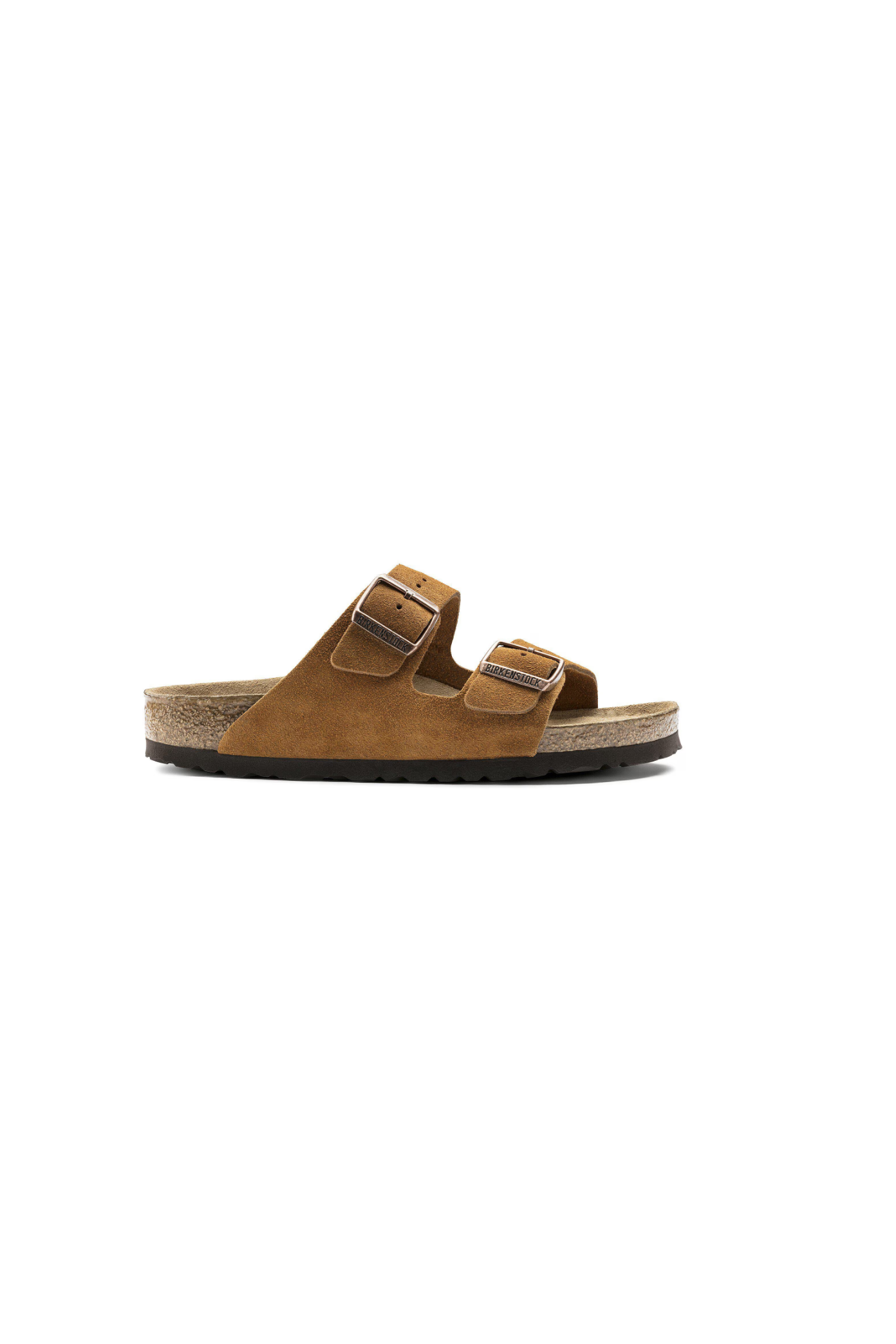 Birkenstock Arizona Soft Footbed Suede Leather | Mink | Regular