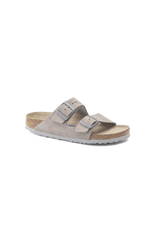 Birkenstock Arizona Soft Footbed Suede Leather | Stone Coin | Regular