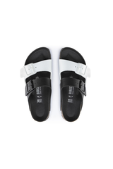 Birkenstock Arizona Split Birko-Flor Sandals | Black/White | Narrow