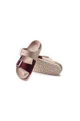 Birkenstock Arizona Split Nubuck Leather Sandals | Red Maroon | Narrow