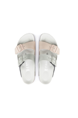Birkenstock Arizona Split Nubuck Leather Mineral Sandals | Light Rose | Narrow