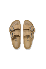 Birkenstock Arizona Suede Embossed | New Beige | Narrow