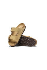 Birkenstock Arizona Suede Leather | Latte Cream | Narrow