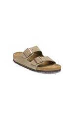 Birkenstock Arizona Suede Leather Taupe Sandals | Regular