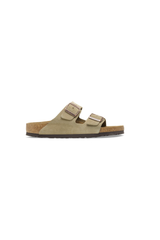 Birkenstock Arizona Suede Leather Taupe Sandals | Regular