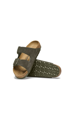 Birkenstock Arizona Suede Leather | Thyme | Narrow