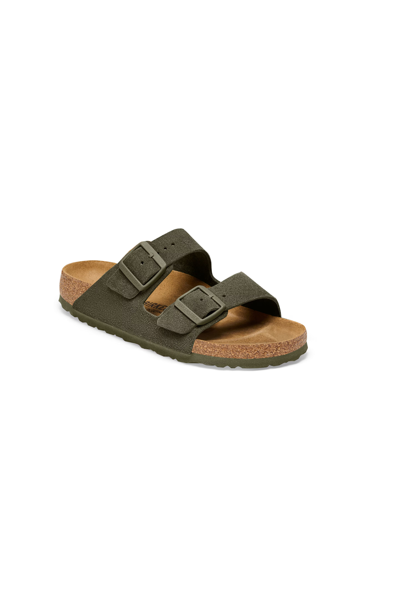 Birkenstock Arizona Suede Leather | Thyme | Narrow