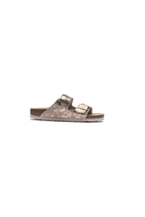 Birkenstock Arizona Suede Leather | Vintage Metallic Rose Copper | Narrow