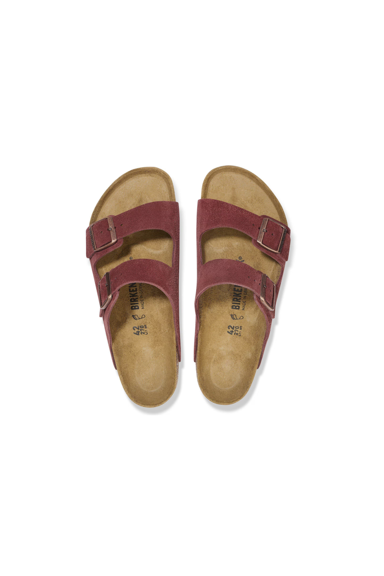 Birkenstock Arizona Suede Leather | Zinfandel | Regular
