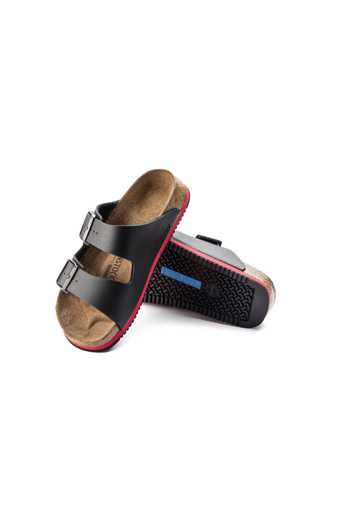 Birkenstock Arizona Super Grip Birko-Flor | Black | Narrow