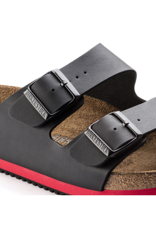 Birkenstock Arizona Super Grip Birko-Flor | Black | Narrow