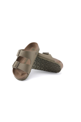 Birkenstock Arizona Vegan Textile Sandals | Faded Khaki | Regular