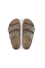 Birkenstock Arizona Vegan Textile Sandals | Faded Khaki | Regular