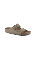 Birkenstock Arizona Vegan Textile Sandals | Faded Khaki | Regular