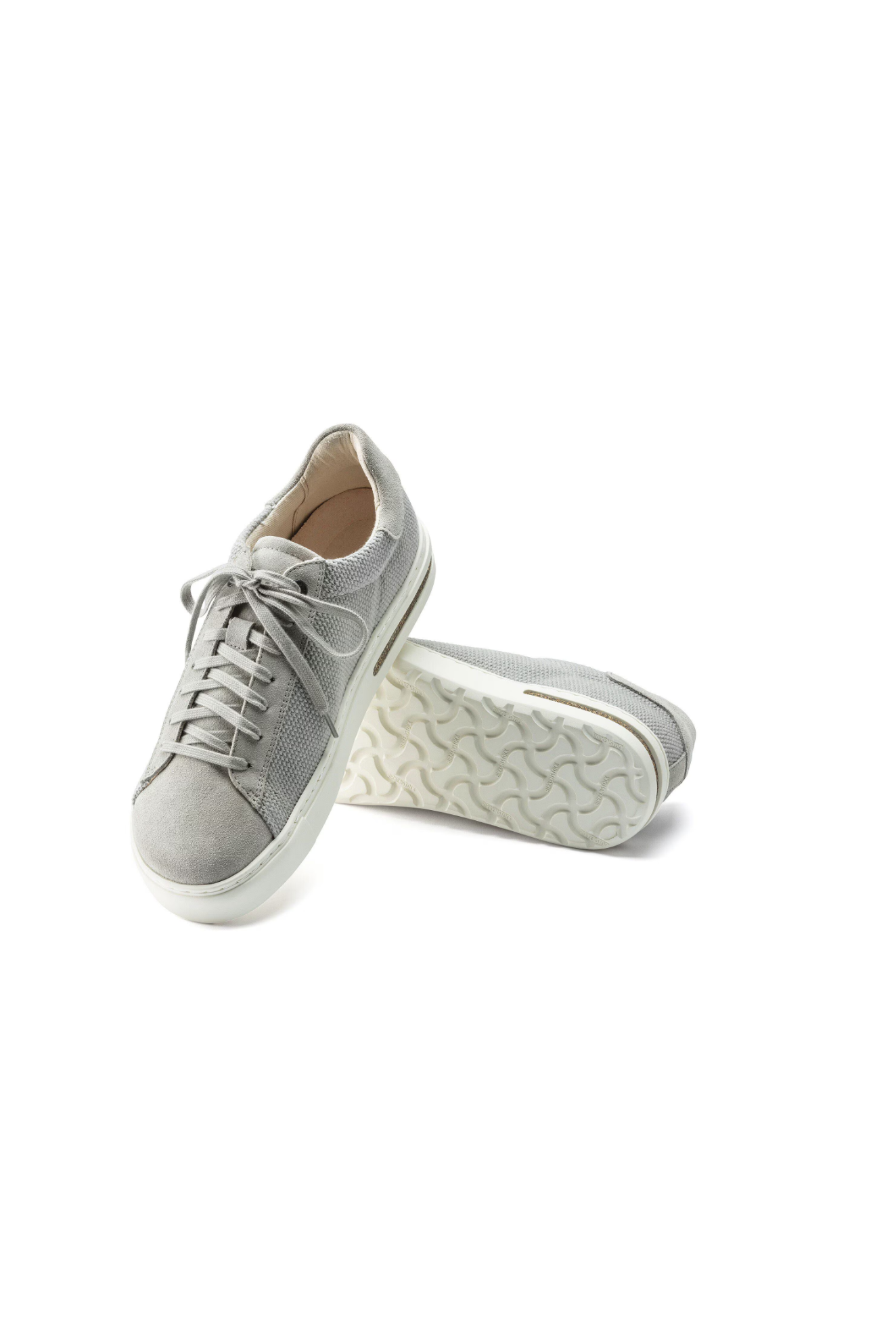 Birkenstock Bend Low Canvas/Suede Whale Sneakers | Gray | Narrow