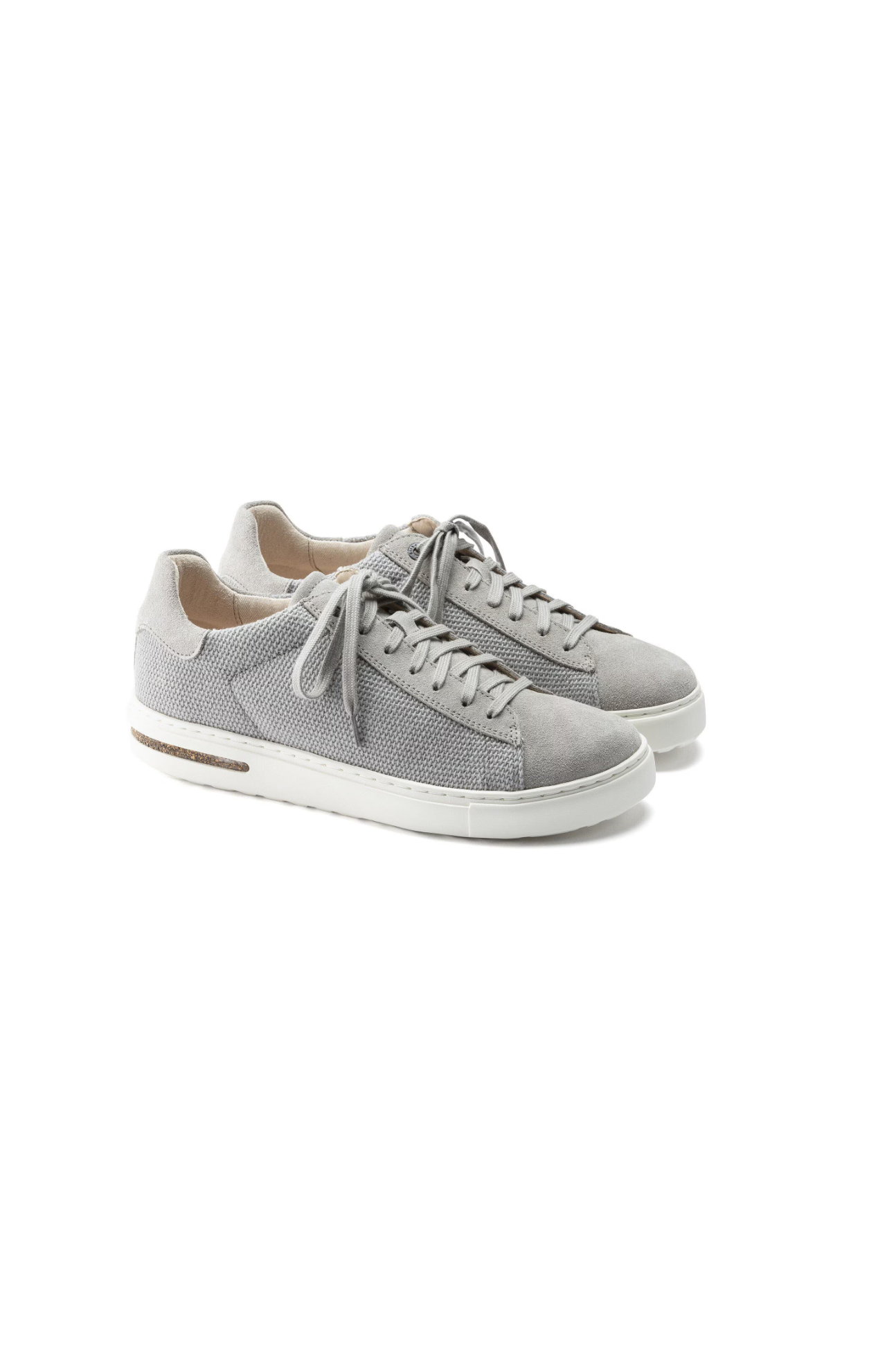 Birkenstock Bend Low Canvas/Suede Whale Sneakers | Gray | Narrow
