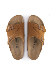 Birkenstock Zurich Suede Leather | Mink | Narrow
