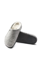 Birkenstock Zermatt Shearling Wool Felt | Light Gray | Narrow