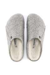 Birkenstock Zermatt Shearling Wool Felt | Light Gray | Narrow