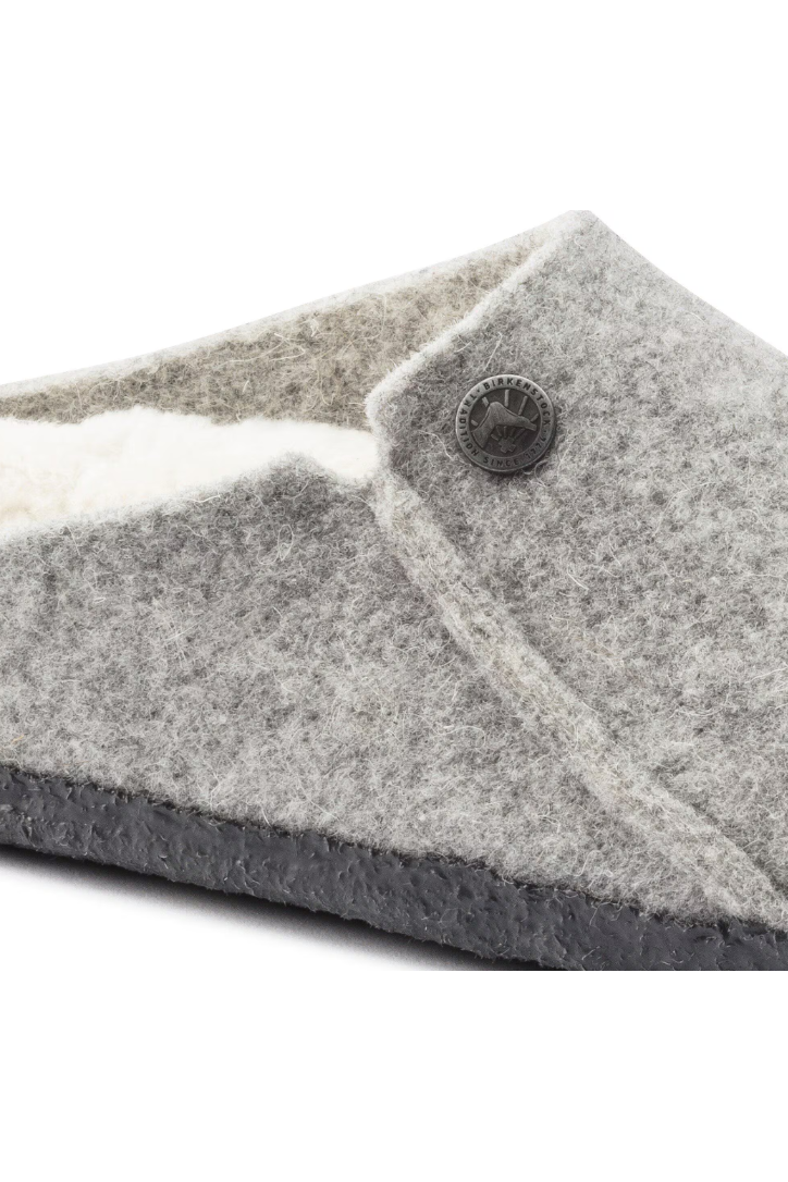 Birkenstock Zermatt Shearling Wool Felt | Light Gray | Narrow