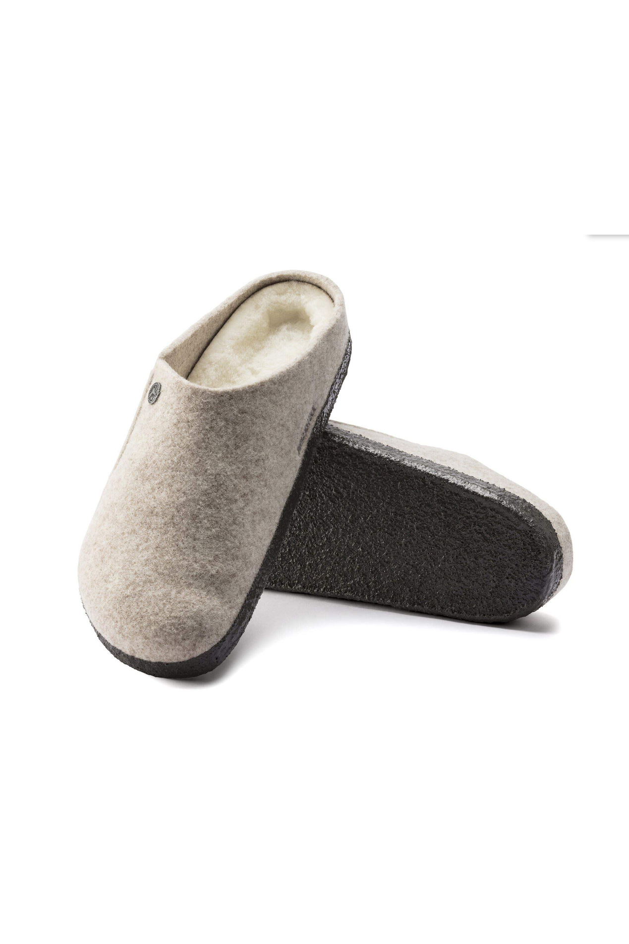 Birkenstock Zermatt Shearling Wool Felt | Eggnog | Narrow