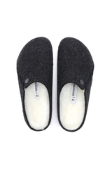 Birkenstock Zermatt Shearling Wool Felt | Anthracite | Narrow
