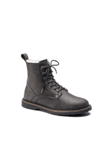 Birkenstock Bryson Shearling Oiled Nubuck | Leather Graphite | Narrow