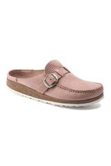 Birkenstock Buckley Nubuck Leather Clogs | Soft Pink | Narrow