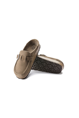Birkenstock Buckley Suede Leather | Gray Taupe | Regular