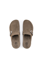 Birkenstock Buckley Suede Leather | Gray Taupe | Regular