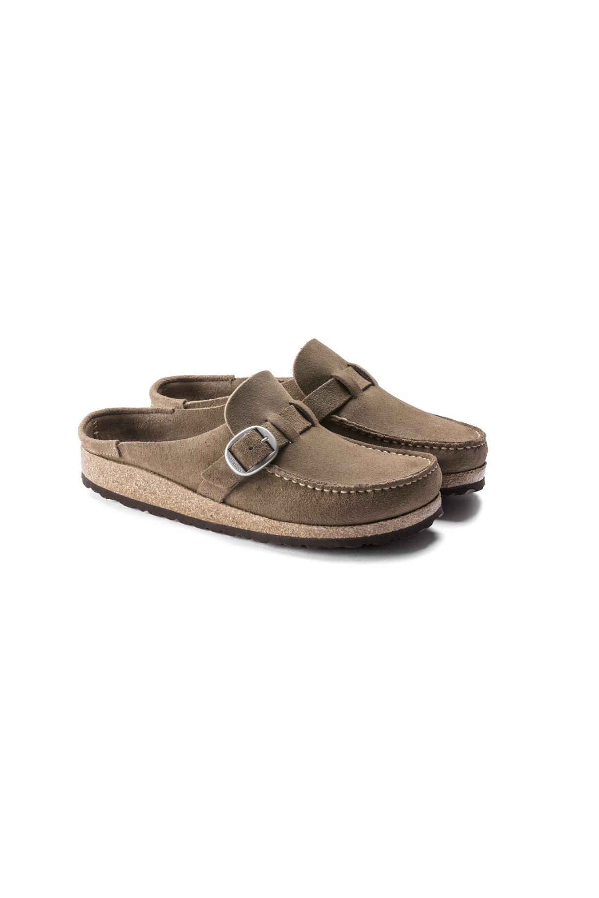 Birkenstock Buckley Suede Leather | Gray Taupe | Regular