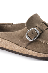 Birkenstock Buckley Suede Leather | Gray Taupe | Regular