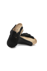 Birkenstock Fanny Teddy Shearling Clog Teddy | Black | Narrow