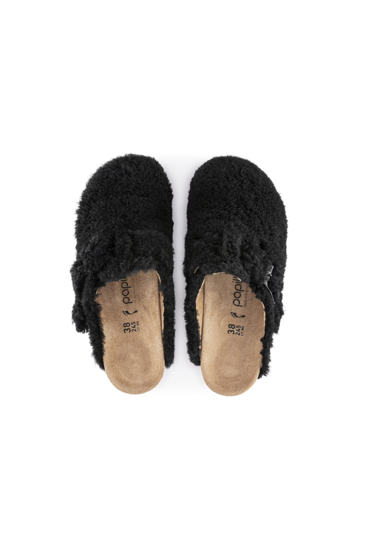 Birkenstock Fanny Teddy Shearling Clog Teddy | Black | Narrow