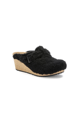 Birkenstock Fanny Teddy Shearling Clog Teddy | Black | Narrow