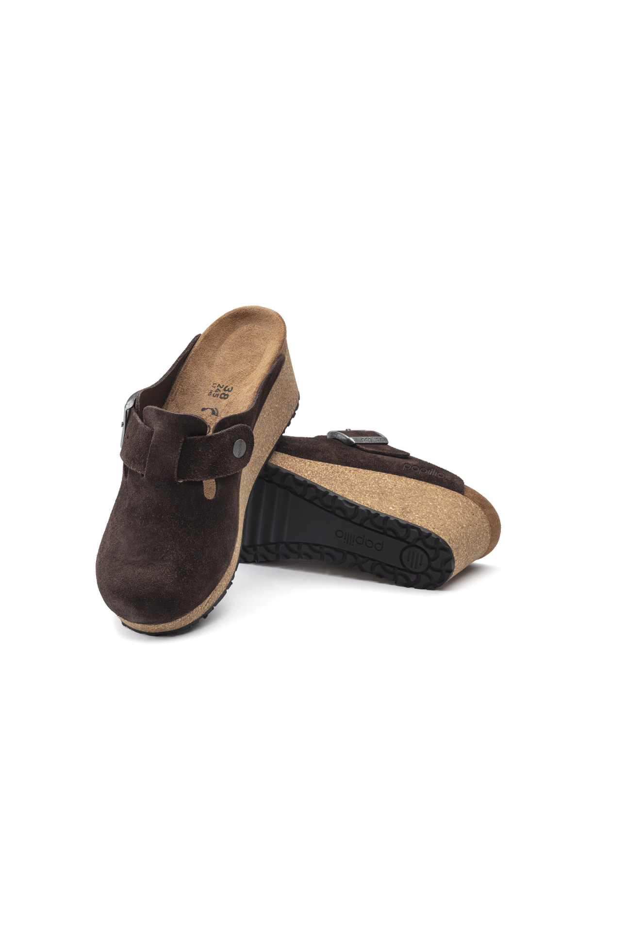 Birkenstock Papillio Fanny Suede Clog | Roast | Narrow