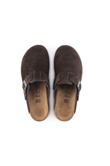 Birkenstock Papillio Fanny Suede Clog | Roast | Narrow