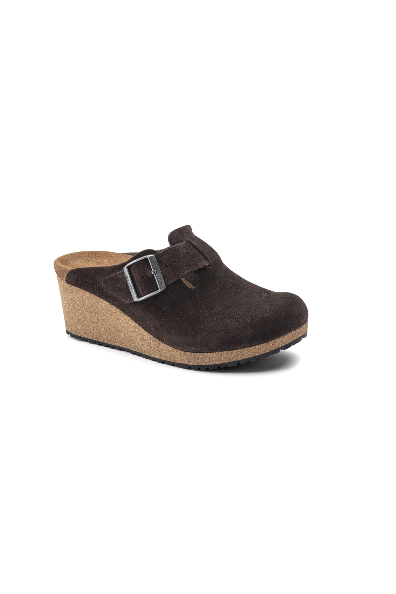 Birkenstock Papillio Fanny Suede Clog | Roast | Narrow
