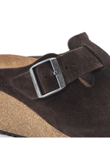 Birkenstock Papillio Fanny Suede Clog | Roast | Narrow