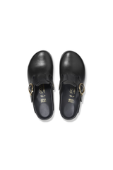 Birkenstock Fanny Ring-Buckle Natural Leather | Black/Black | Narrow