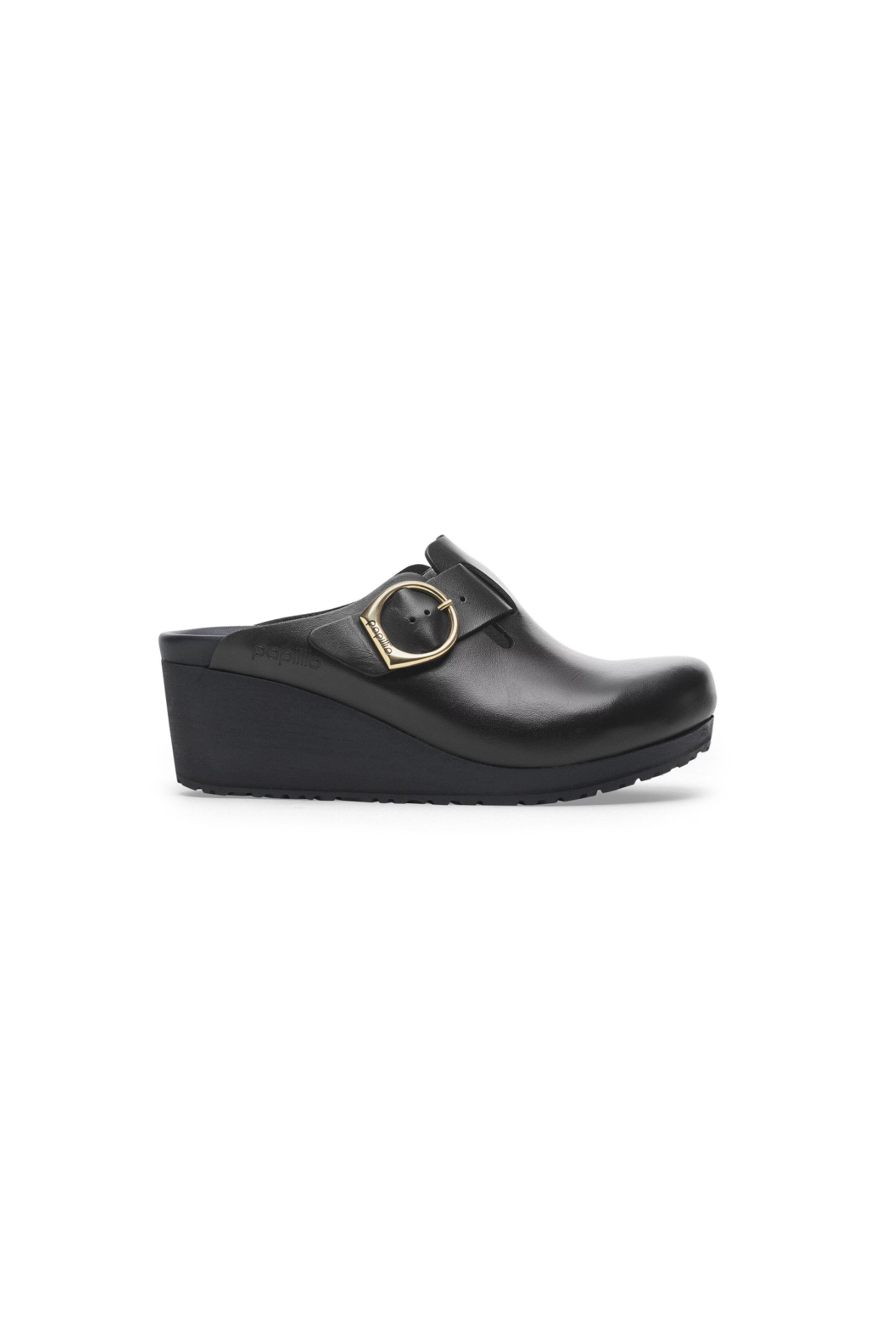Birkenstock Fanny Ring-Buckle Natural Leather | Black/Black | Narrow