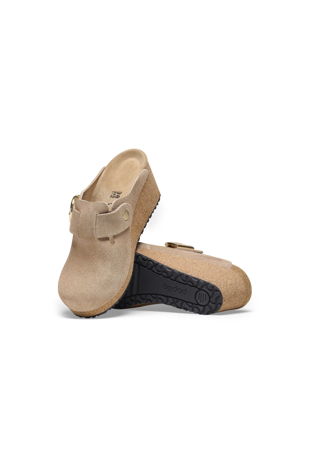 Birkenstock Fanny Ring-Buckle Suede Leather | Warm Sand | Narrow