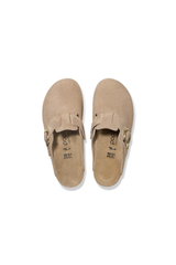 Birkenstock Fanny Ring-Buckle Suede Leather | Warm Sand | Narrow
