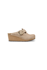 Birkenstock Fanny Ring-Buckle Suede Leather | Warm Sand | Narrow