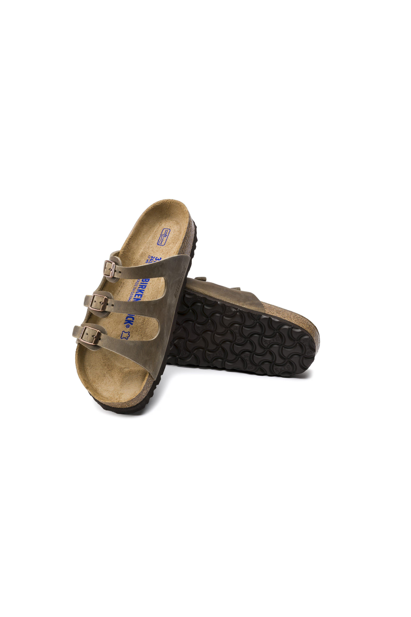 Birkenstock Florida Soft Footbed Oiled Leather | Tobacco Brown | Regular