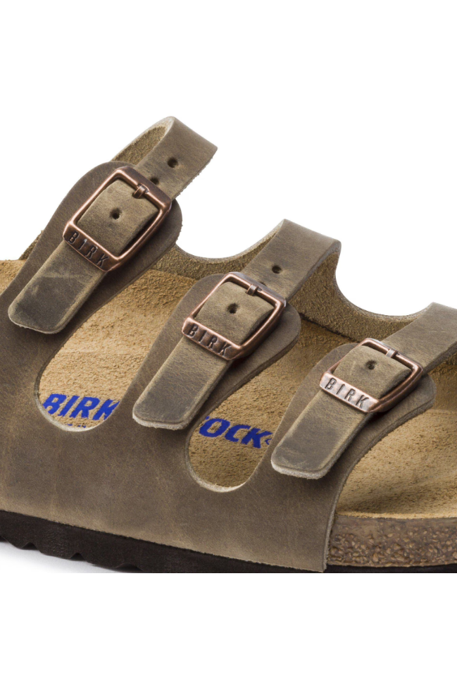 Birkenstock Florida Soft Footbed Oiled Leather | Tobacco Brown | Regular