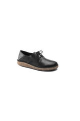 Birkenstock Gary Natural Leather Vintage Wood | Black | Narrow